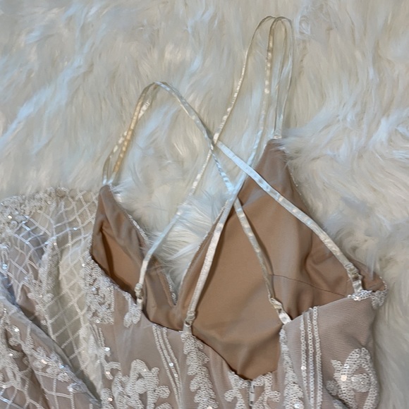 Wedding boho sequence dress  size small or size 5/6 PROM - Picture 14 of 17